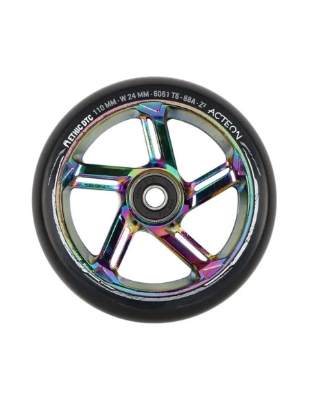 Ratų spyruoklinis ratas Ethic Acteon 110mm Rainbow