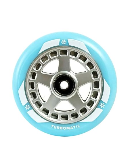 Paspirtuko ratas Union Turbomatic V2 Pro 110 mm mėlynas/sidabrinis