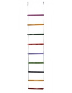 Rope climbing ladder 9 steps