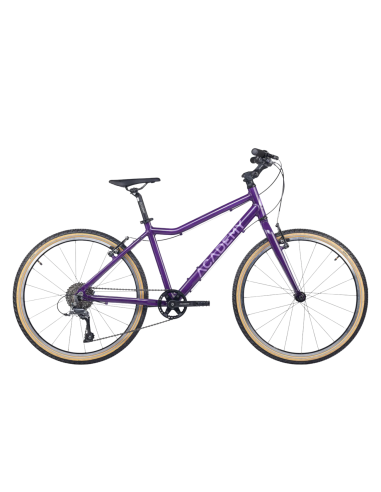 Ultralengvas vaikiškas dviratis ACADEMY 5 klasė, 24" violetinis