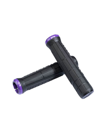 Grips LIV Swage Single Lock-On rankena, juoda/violetinė