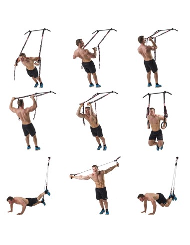 Treniruočių rinkinys Tunturi Pro Suspension Trainer Set