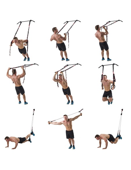 Treniruočių rinkinys Tunturi Pro Suspension Trainer Set