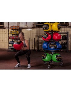 Kimštas kamuoliukas Tunturi Wall Ball 6 kg, raudonas 2