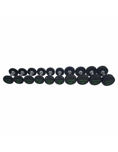 Hantelių rinkinys TUNTURI PU Pro 2-12kg (10vnt, 132kg)