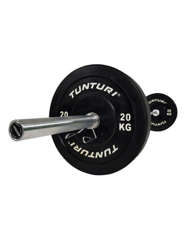 Svorio plokštė TUNTURI treniruočių buferinė plokštė, 50 mm, 20 kg