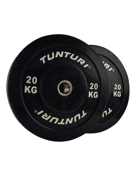 Svorio plokštė TUNTURI treniruočių buferinė plokštė, 50 mm, 20 kg
