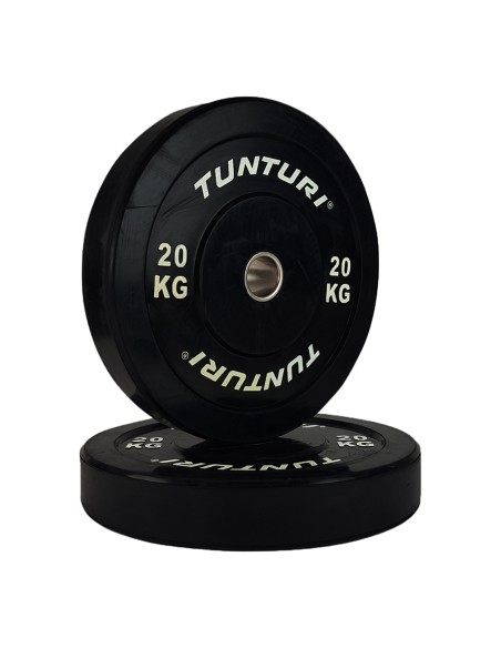 Svorio plokštė TUNTURI treniruočių buferinė plokštė, 50 mm, 20 kg