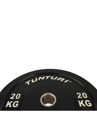 Svorio plokštė TUNTURI treniruočių buferinė plokštė, 50 mm, 20 kg