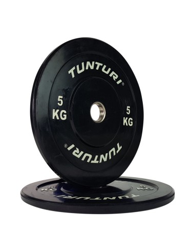 Svorio plokštė TUNTURI treniruočių buferinė plokštė, 50 mm, 5 kg
