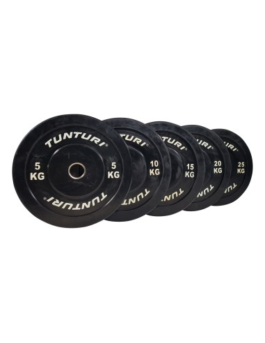 Svorio plokštė TUNTURI treniruočių buferinė plokštė, 50 mm, 5 kg