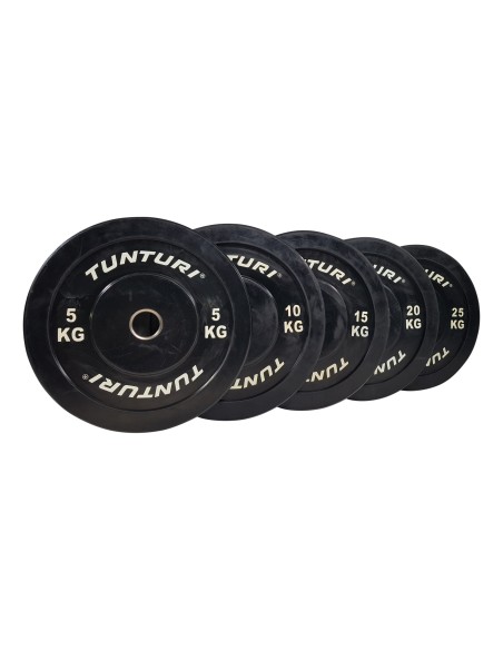 Svorio plokštė TUNTURI treniruočių buferinė plokštė, 50 mm, 5 kg