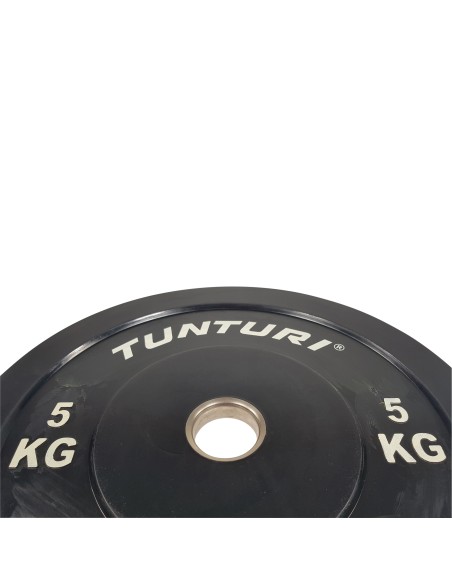 Svorio plokštė TUNTURI treniruočių buferinė plokštė, 50 mm, 5 kg
