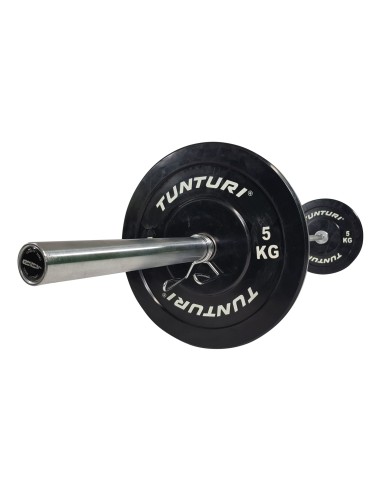 Svorio plokštė TUNTURI treniruočių buferinė plokštė, 50 mm, 5 kg