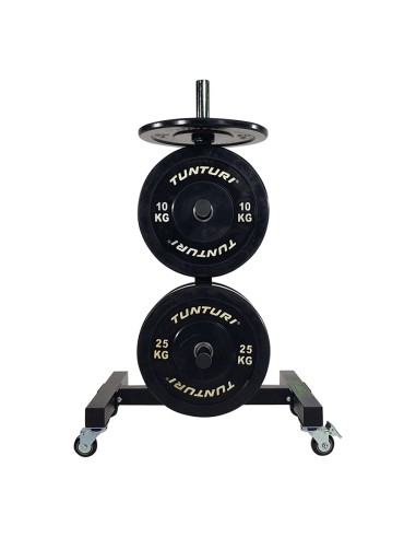 Tvirtas apsauginių plokščių laikiklis „Tunturi Upright Bumper Plate Rack“
