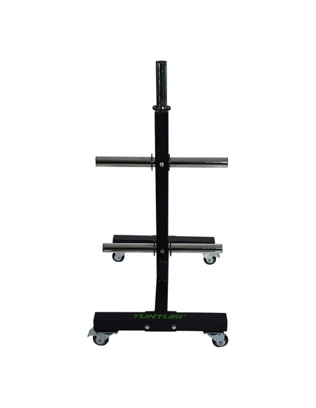 Tvirtas apsauginių plokščių laikiklis „Tunturi Upright Bumper Plate Rack“