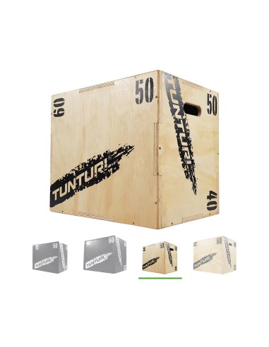 Treniruočių dėžė TUNTURI Plyo Box Wood 40/50/60cm