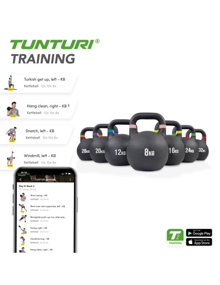 Sangpomm TUNTURI varžybos Kettlebell 8kg