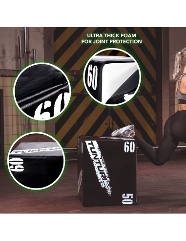 Treniruočių dėžė TUNTURI Plyo Box Soft (EVA) 50/60/75 cm