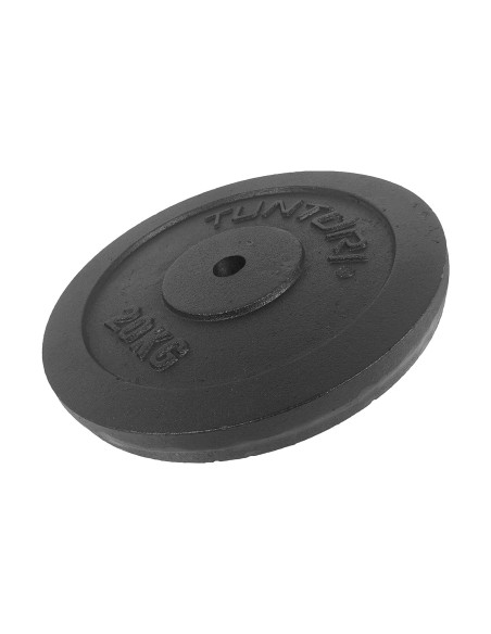 Svorio plokštė TUNTURI Plate Black, 30 mm, 20 kg