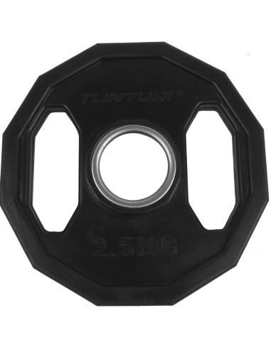 Raskuskettad TUNTURI olimpinės guminės plokštės, 50 mm, 2,5 kg