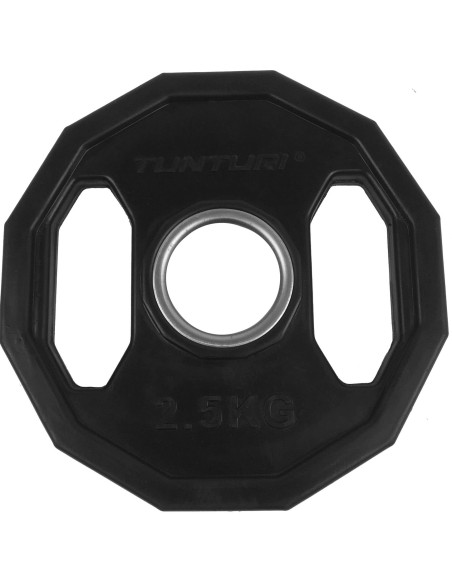 Raskuskettad TUNTURI olimpinės guminės plokštės, 50 mm, 2,5 kg