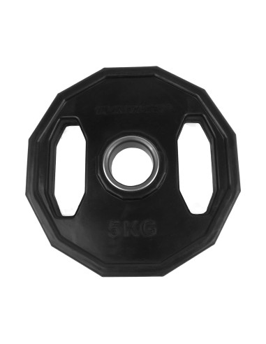 Svorio plokštė TUNTURI olimpinė guminė plokštė, 50 mm, 5 kg