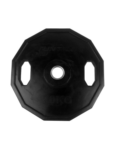 Svorio plokštė TUNTURI Olympic Rubber Plate, 50 mm, 20 kg