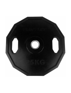 Svorio plokštė TUNTURI Olympic Rubber Plate, 50 mm, 25 kg