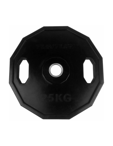 Svorio plokštė TUNTURI Olympic Rubber Plate, 50 mm, 25 kg
