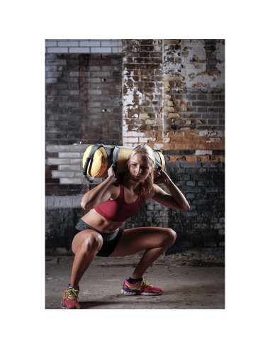 Svorio maišas TUNTURI Strengthbag 10kg, geltonas
