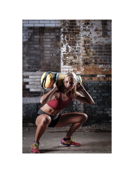 Svorio maišas TUNTURI Strengthbag 10kg, geltonas