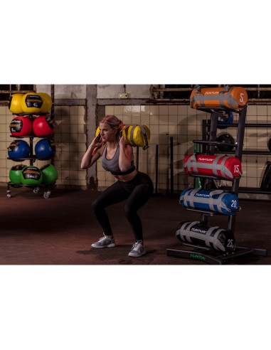 Svorio maišas TUNTURI Strengthbag 10kg, geltonas
