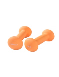 Hanteliai TUNTURI Neopreno hanteliai 1kg, oranžiniai
