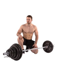 TÜNTURI 140 kg trijų rankenų štangos rinkinys 2