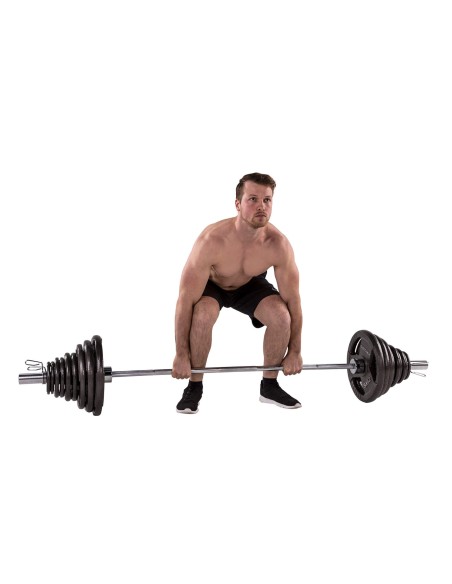 TÜNTURI 140 kg trijų rankenų štangos rinkinys