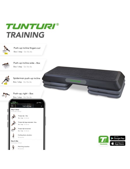 Aerobinis žingsniavimo treniruoklis TUNTURI Aerobic Power Step