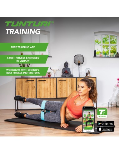 Gimnastikos kilimėlis TUNTURI Fitnessmat NBR, mėlynas