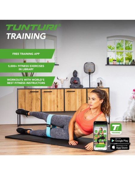 Gimnastikos kilimėlis TUNTURI Fitnessmat NBR, mėlynas