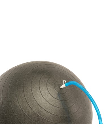 Gimnastikos kamuolys TUNTURI Gymball 55cm, atsparus sprogimui, juodas