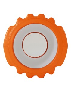 Masažo volelis TUNTURI Yoga Foam Grid Roller 33cm, oranžinis 2