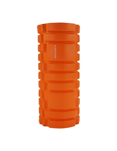 Masažo volelis TUNTURI Yoga Foam Grid Roller 33cm, oranžinis