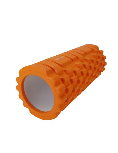 Masažo volelis TUNTURI Yoga Foam Grid Roller 33cm, oranžinis