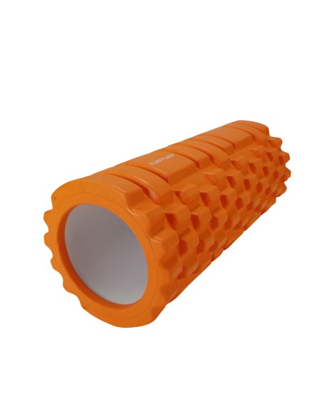 Masažo volelis TUNTURI Yoga Foam Grid Roller 33cm, oranžinis