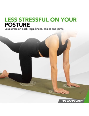 Yogamatt Tunturi Yogamat 8mm, Armija žalia