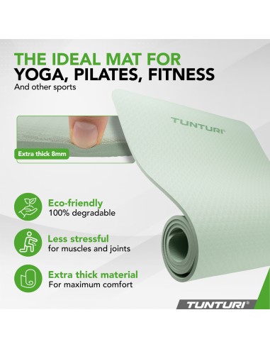 Yogamatt Tunturi Yogamat 8mm, Mėtų