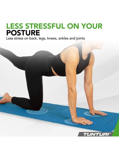 Yogamat Tunturi Yogamat 8mm, benzininis mėlynas