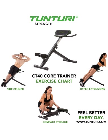 TUNTURI CT40 rožinis treniruoklis korpusui