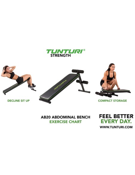 Trainingpink TUNTURI AB20 Pilvo suoliukas