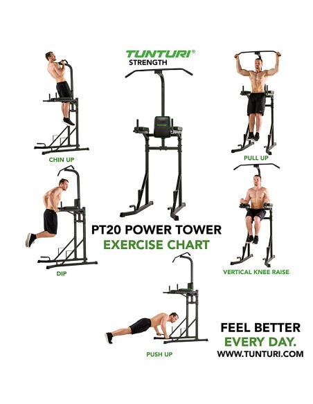 Treniruočių stovas Tunturi PT20 Power Tower
